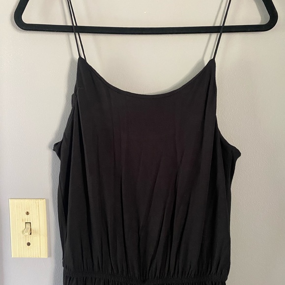 All black wide leg jumpsuit - Picture 4 of 4